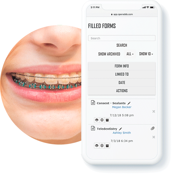 Allow patients to securely send pictures of dental emergencies for easy triage and estimates